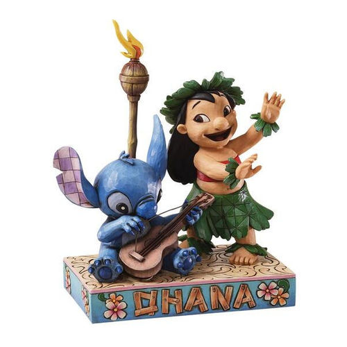 Disney Traditions Lilo and Stitch Ohana Hula Figurine