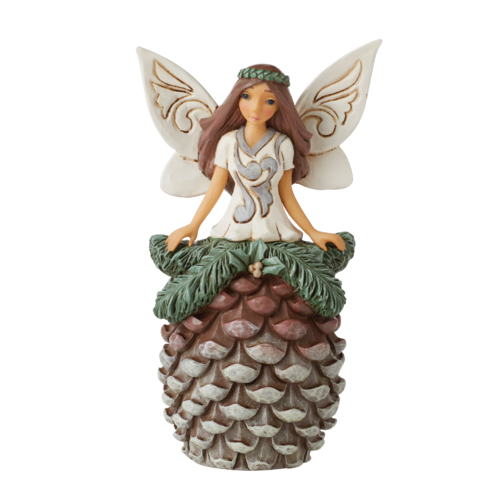 Heartwood Creek by Jim Shore Fairy with Pinecone Skirt Figurine