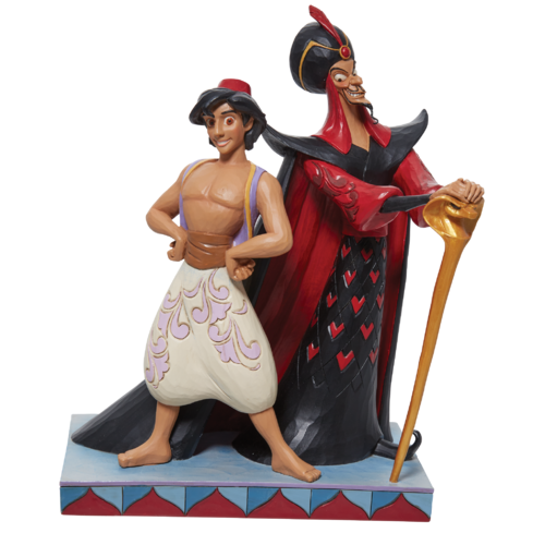 Disney Traditions Aladdin and Jafar Good Vs Evil Figurine