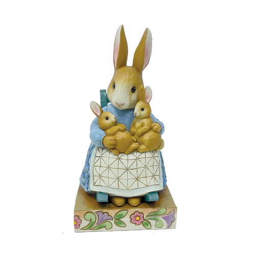 Beatrix Potter By Jim Shore A Mothers Love Mrs Rabbit Rocking Chair with Bunnies Figuine
