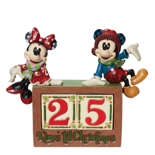 Disney Traditions The Christmas Countdown Mickey and Minnie Mouse Calendar