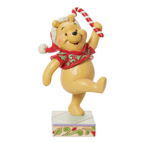 Disney Traditions Christmas Sweetie Winnie the Pooh Christmas Figurine