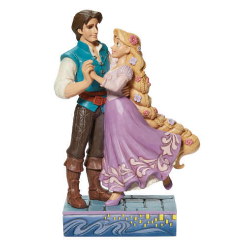 Disney Traditions My New Dream Rapunzel and Flynn Rider Love Figurine
