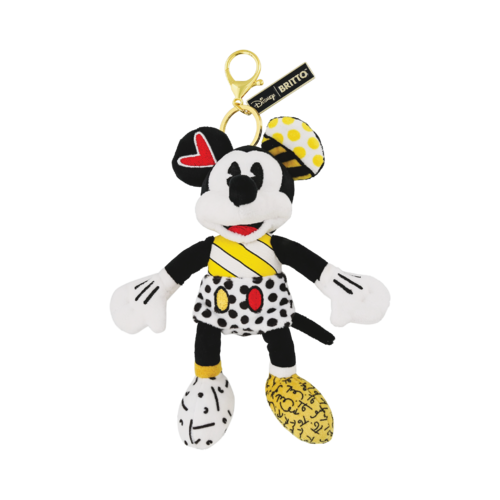 Disney by Romero Britto Midas Mickey Mouse Plush Keyring