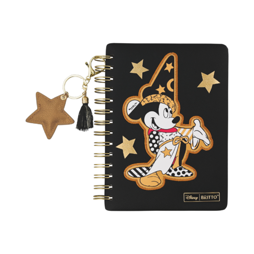 Disney by Romero Britto Midas Sorcerer Mickey Mouse Notebook