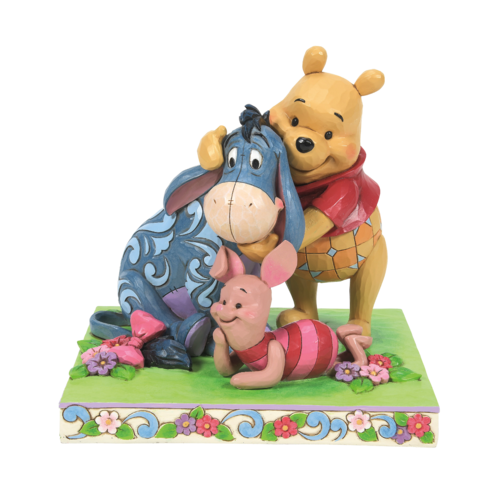 Disney Traditions Here Together Friends Forever Winnie the Pooh and Friends Figurine