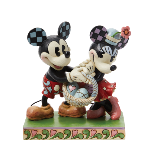 Disney Traditions Mickey and Minnie Mouse Easter Figurine