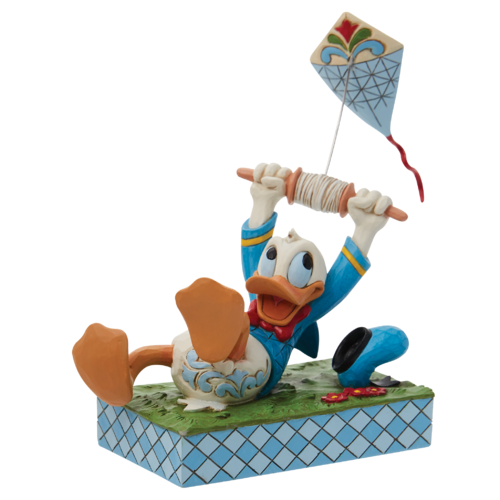 Disney Traditions A Flying Duck Donald Duck With Kite Figurine