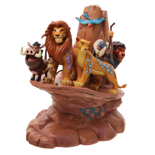 Disney Traditions Lion King Pride Rock Carved in Stone Figurine