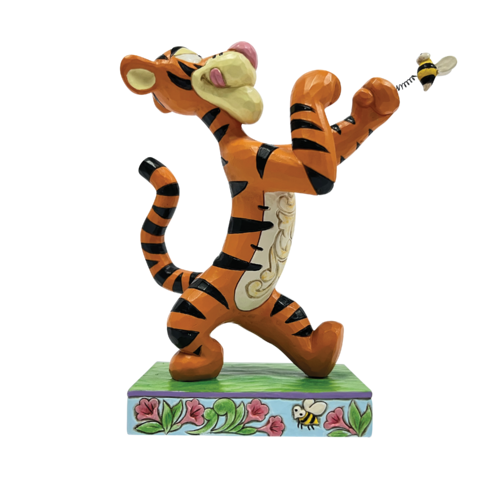 Disney Traditions Bee Fighting Tigger Fights a Bumble Bee Figurine
