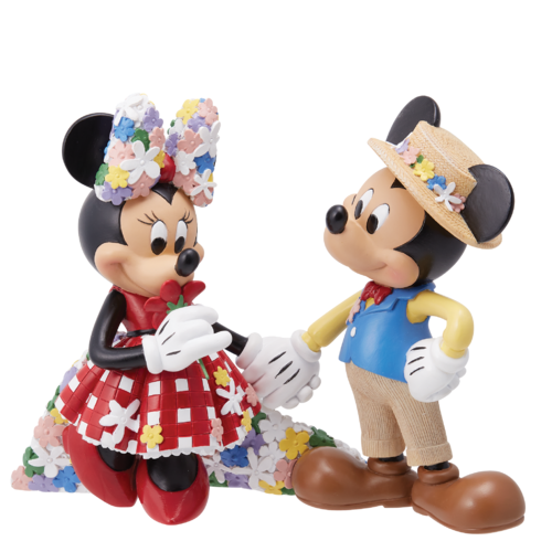 Disney Showcase Collection Mickey and Minnie Botanical Figurine