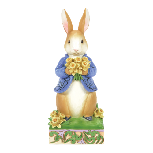 Beatrix Potter By Jim Shore Peter Rabbit with Daffodils Figurine