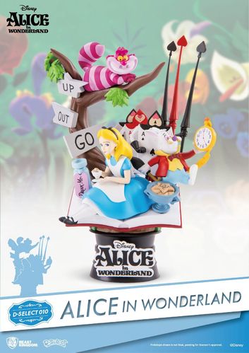 Beast Kingdom Disney Alice in Wonderland D Select PVC Diorama